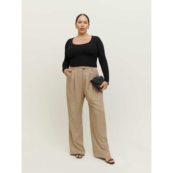 Reformation Paige Stretch Knit Top - S - Picture 1 of 8